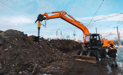 Гидробур Delta RD20 на экскаватор ФОТО